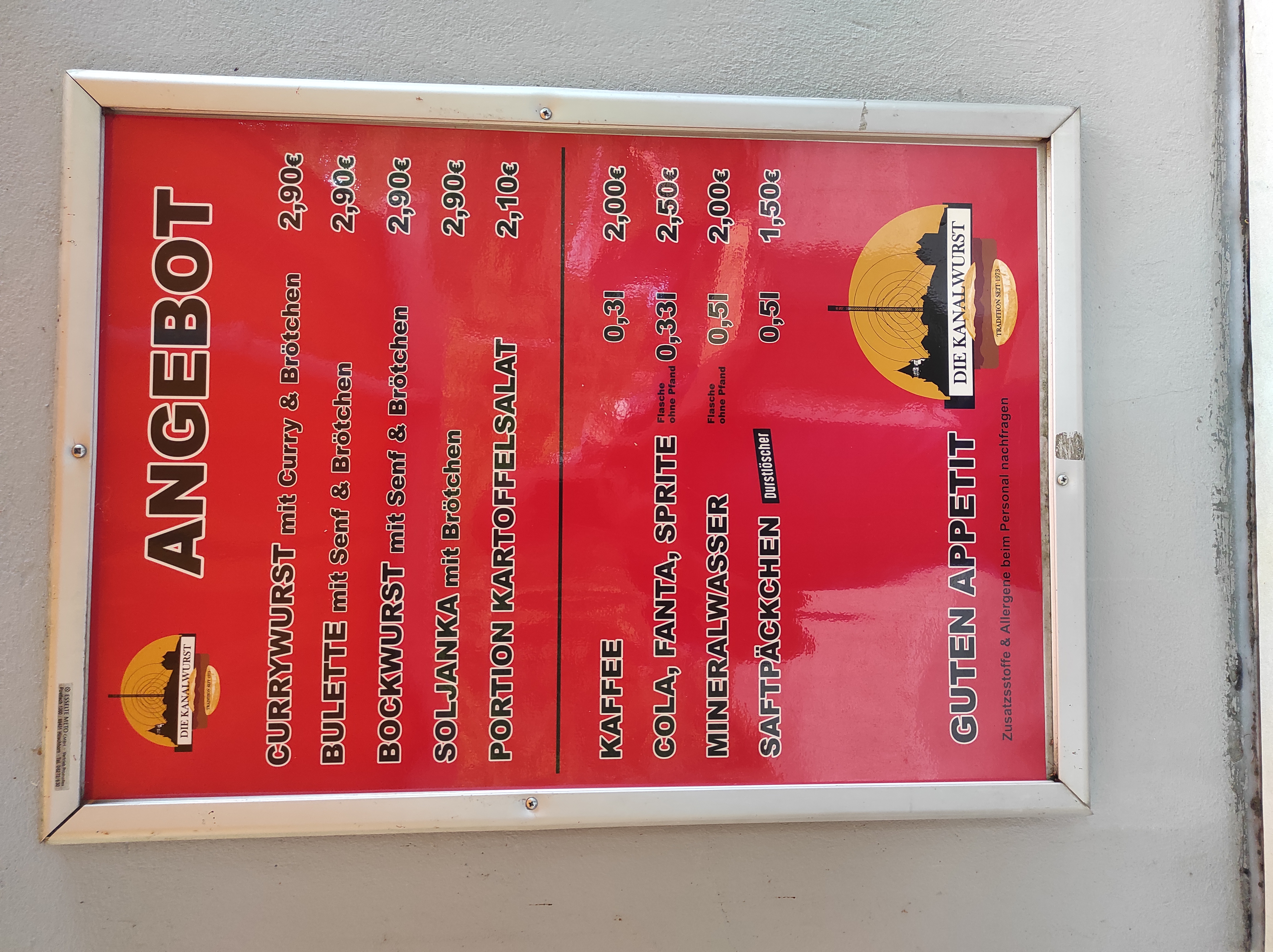 Bewertungsfoto Die Kanalwurst